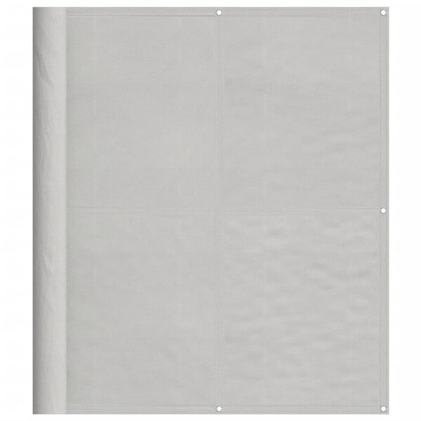 vidaXL Tela de varanda 120x600 cm 100% poli&eacute;ster oxford cinzento-claro