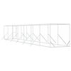 vidaXL Canil de exterior 2x14x2 m a&ccedil;o galvanizado prateado