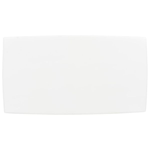 vidaXL Mesa de centro 110x60x40 cm madeira de pinho maci&ccedil;a branco