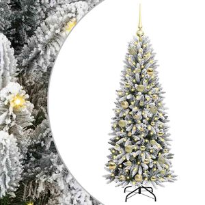 vidaXL &Aacute;rvore de Natal Artificial com 150 LEDs Branco 120 cm