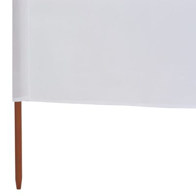 vidaXL Para-vento com 6 painéis em tecido 800x80 cm branco