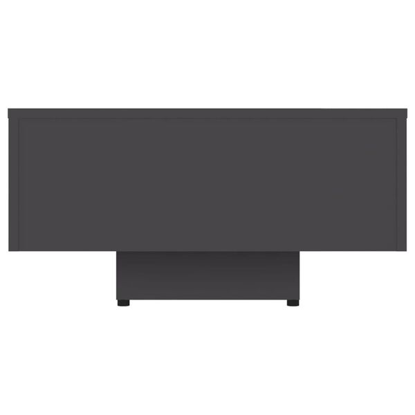 vidaXL Mesa de centro 100x49,5x31 cm derivados de madeira cinzento