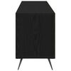 vidaXL Gabinete para TV Carvalho preto 150 x 30 x 44,5 cm