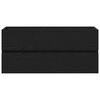 vidaXL Arm&aacute;rio para Pia de Banheiro Carvalho Preto 100 x 39 x 62 cm