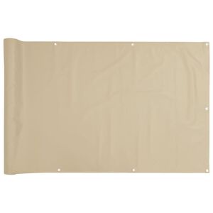 vidaXL Tela de varanda 120x300 cm tecido Oxford bege