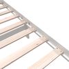 vidaXL Estrutura de cama pequena casal 120x190 cm pinho maciço branco