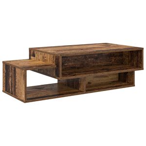 vidaXL Mesa de centro Madeira antiga 105 x 50 x 32,5 cm