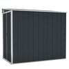 vidaXL Abrigo suspenso para jardim 118x194x178 cm a&ccedil;o antracite