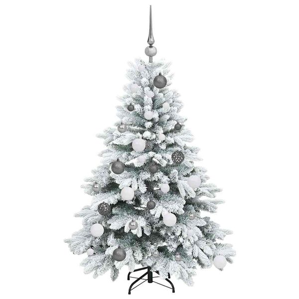 vidaXL &Aacute;rvore de Natal Artificial com 150 LEDs Branco 120 cm PE e PVC