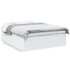 vidaXL Estrutura de cama 160x200 cm derivados de madeira branco