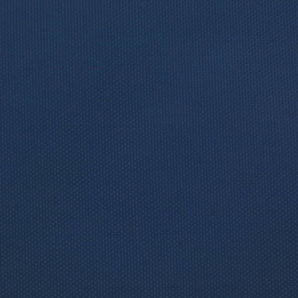 vidaXL Para-sol estilo vela tecido oxford triangular 5x7x7 m azul