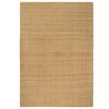 vidaXL Tapete retangular natural 160x230 cm juta