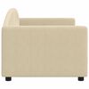 vidaXL Sof&aacute;-cama 80x200 cm tecido cor creme