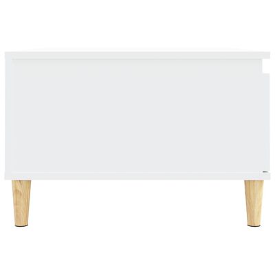 vidaXL Mesa de centro 55x55x36,5 cm derivados de madeira branco