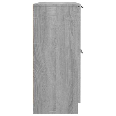 vidaXL Aparador 60x30x70 cm derivados de madeira cinzento sonoma