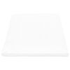 vidaXL Travesseiro para as Pernas Liso Branco 60 x 50 x 30 cm