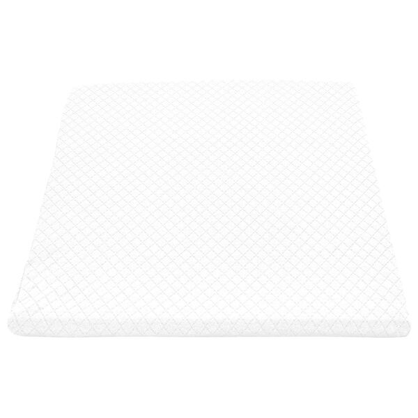 vidaXL Travesseiro para as Pernas Liso Branco 60 x 50 x 30 cm