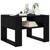 vidaXL Mesa de centro com armazenamento Carvalho Preto 66 x 53 x 45 cm