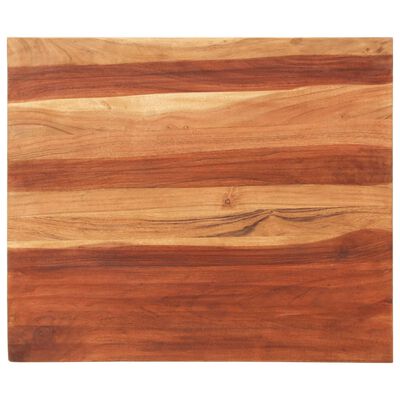 vidaXL Tampo de mesa madeira de sheesham maciça 25-27 mm 60x70 cm