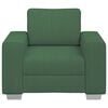 vidaXL Poltrona 100x77x82 cm tecido corduroy verde escuro