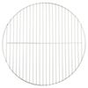 vidaXL Grelha para churrasco redonda &Oslash;47 cm a&ccedil;o inoxid&aacute;vel 304