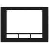vidaXL Gabinete para TV Carvalho preto 152 x 22 x 113 cm