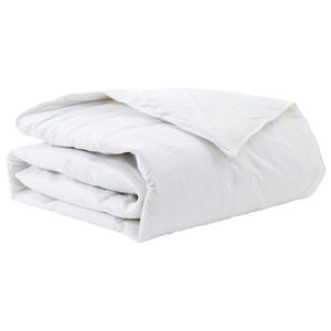vidaXL Edredom de Inverno 135 x 200 cm Inverno Pena Branco Respir&aacute;vel