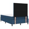 vidaXL Cama Box com colch&atilde;o com led Azul 120 x 190 cm tecido