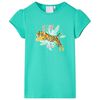 vidaXL T-shirt infantil menta 116