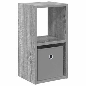 vidaXL Mesa-de-cabeceira com gaveta Cinza Sonoma 25,5 x 22 x 49,5 cm