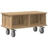 vidaXL Suporte para TV 68,5 x 35 x 35 cm Carvalho Artesanal