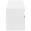 vidaXL Móveis de TV com luzes LED 2 pcs 60x35x40 cm branco