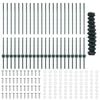 vidaXL Cerca com Poste Verde 1 x 25 m A&ccedil;o