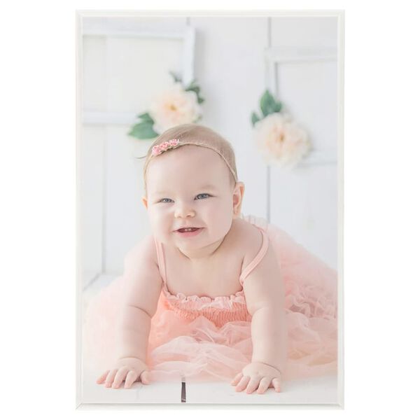 vidaXL Molduras para parede ou mesa 5 pcs 70x90 cm MDF prateado