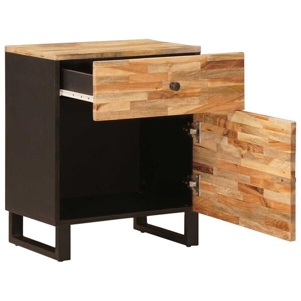 vidaXL Gabinete de Cama com gaveta Castanho 50 x 33 x 60 cm