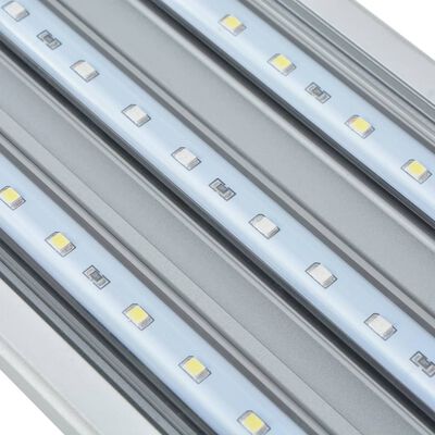 vidaXL Iluminação aquário LED 100-110 cm alumínio IP67