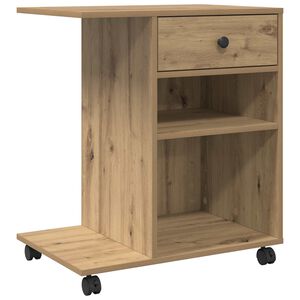 vidaXL Suporte para Impressora Carvalho Arttisan 60 x 40 x 68,5 cm