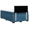 vidaXL Cama boxspring com colch&atilde;o 120x190 cm veludo azul
