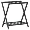 vidaXL Suporte de bagagem 68x38x58 cm bambu preto