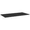 vidaXL Prateleiras estante 4pcs 100x50x1,5cm contrap. preto brilhante