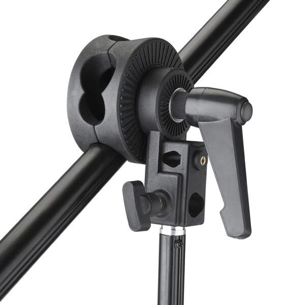 vidaXL Conjunto iluminação com 3 lâmpadas fotografia + tripé e softbox