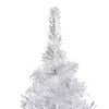 vidaXL &Aacute;rvore Natal artificial pr&eacute;-iluminada c/bola 180cm PET prateado