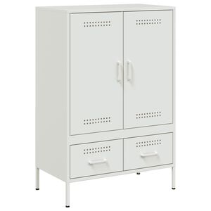 vidaXL M&oacute;vel alto 68x39x101,5 cm a&ccedil;o branco