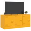 vidaXL M&oacute;vel de TV 99x39x44 cm a&ccedil;o amarelo mostarda