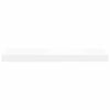 vidaXL Prateleiras de parede suspensas 2 pcs 60x23,5x3,8cm MDF branco