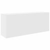 vidaXL Arm&aacute;rio parede p/ casa banho 100x25x40 cm deriv. madeira branco
