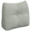 vidaXL Travesseiro para Costas Cinzento-claro 60 x 24 x 50 cm Veludo