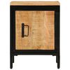 vidaXL Mesa de cabeceira 40x30x52,5 cm madeira mangueira áspera maciça