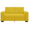 vidaXL Sof&aacute; de 2 lugares veludo 160x78x84 cm amarelo