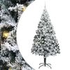 vidaXL &Aacute;rvore de Natal Artificial Branco 240 cm PVC, A&ccedil;o e Pl&aacute;stico